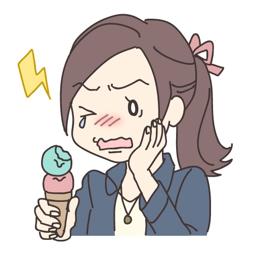 歯がしみる　むし歯　歯周病　知覚過敏　歯が痛い